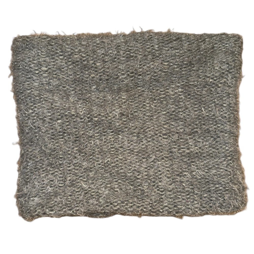 Simplicity Gray Knit Neck Scarf